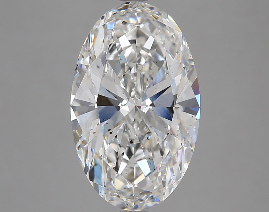 Oval 4.38ct F SI1