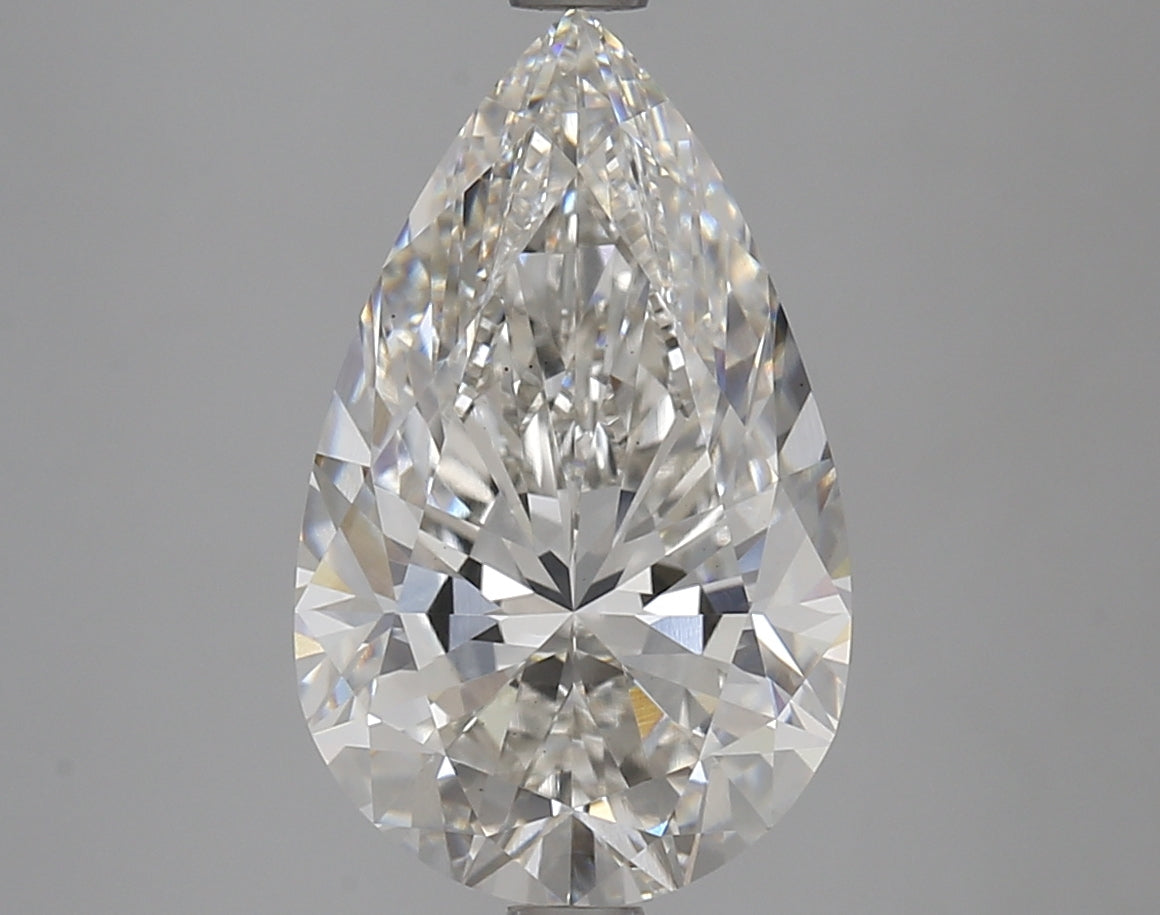 Pear 4.86ct H VS1