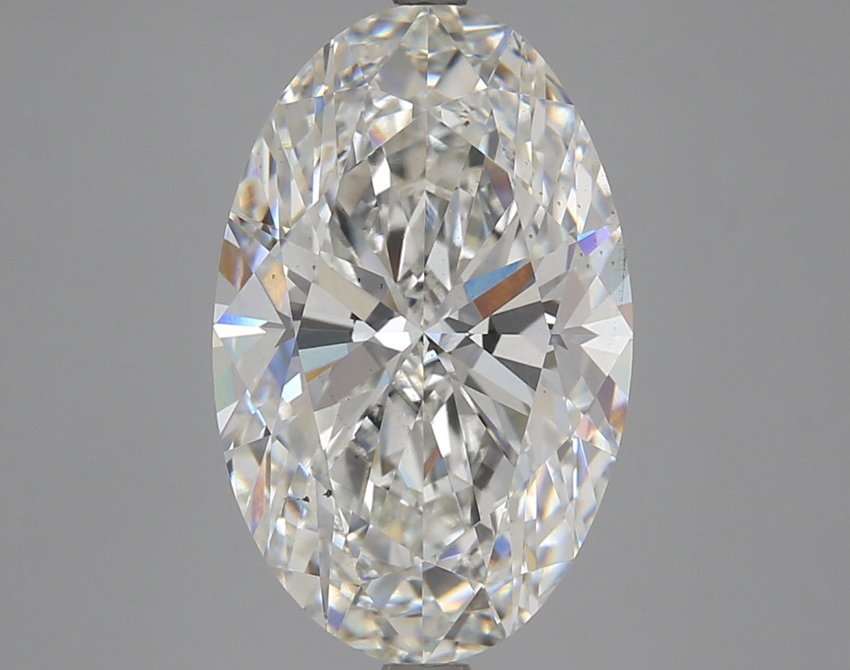 Oval 6.68ct F SI1