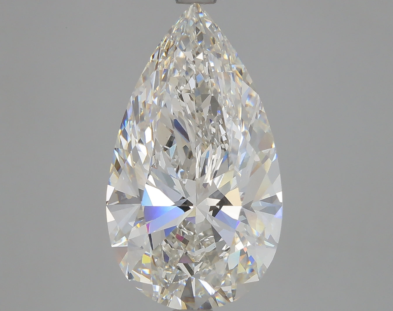 Pear 4.76ct F VS1