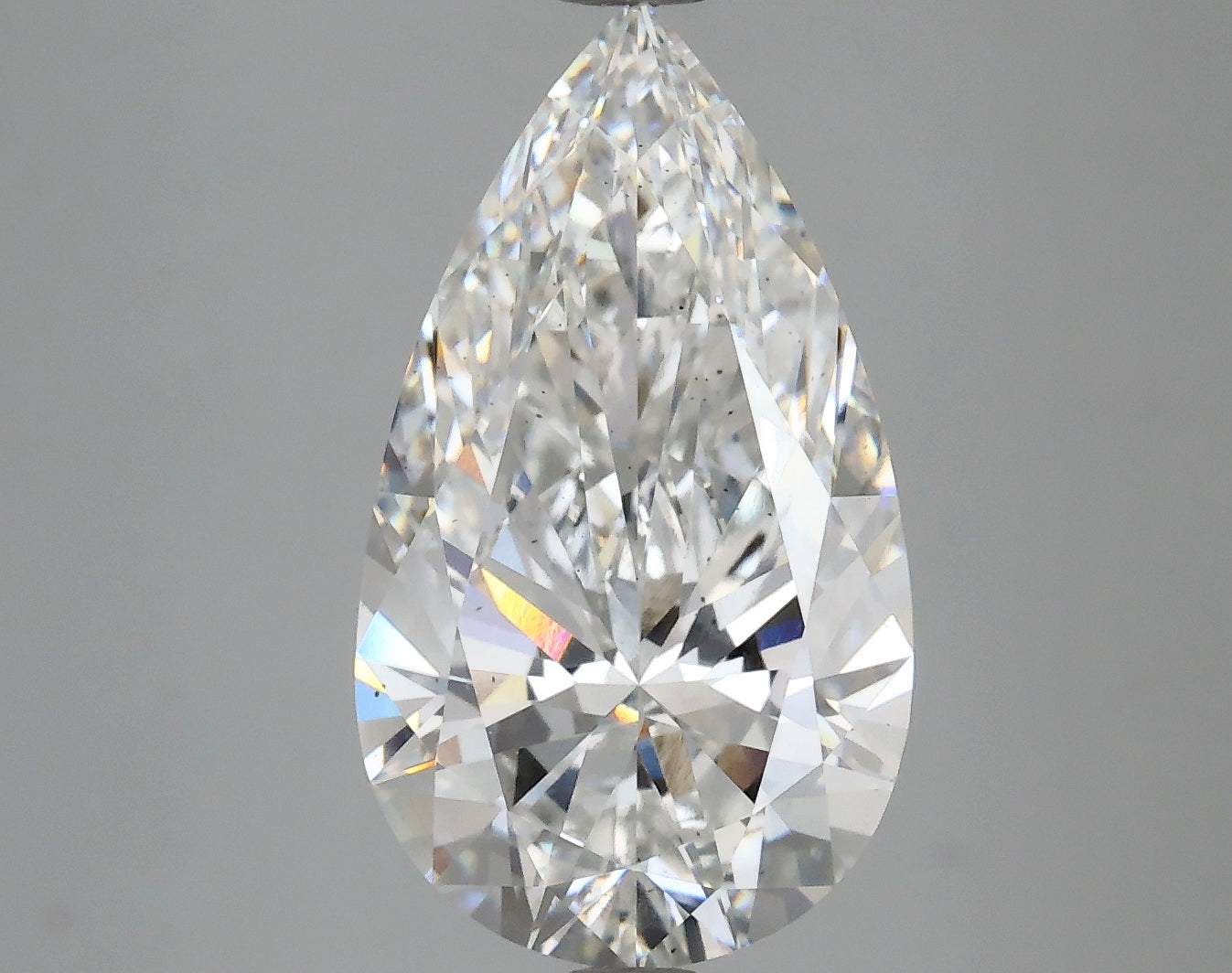Pear 4.51ct F SI1