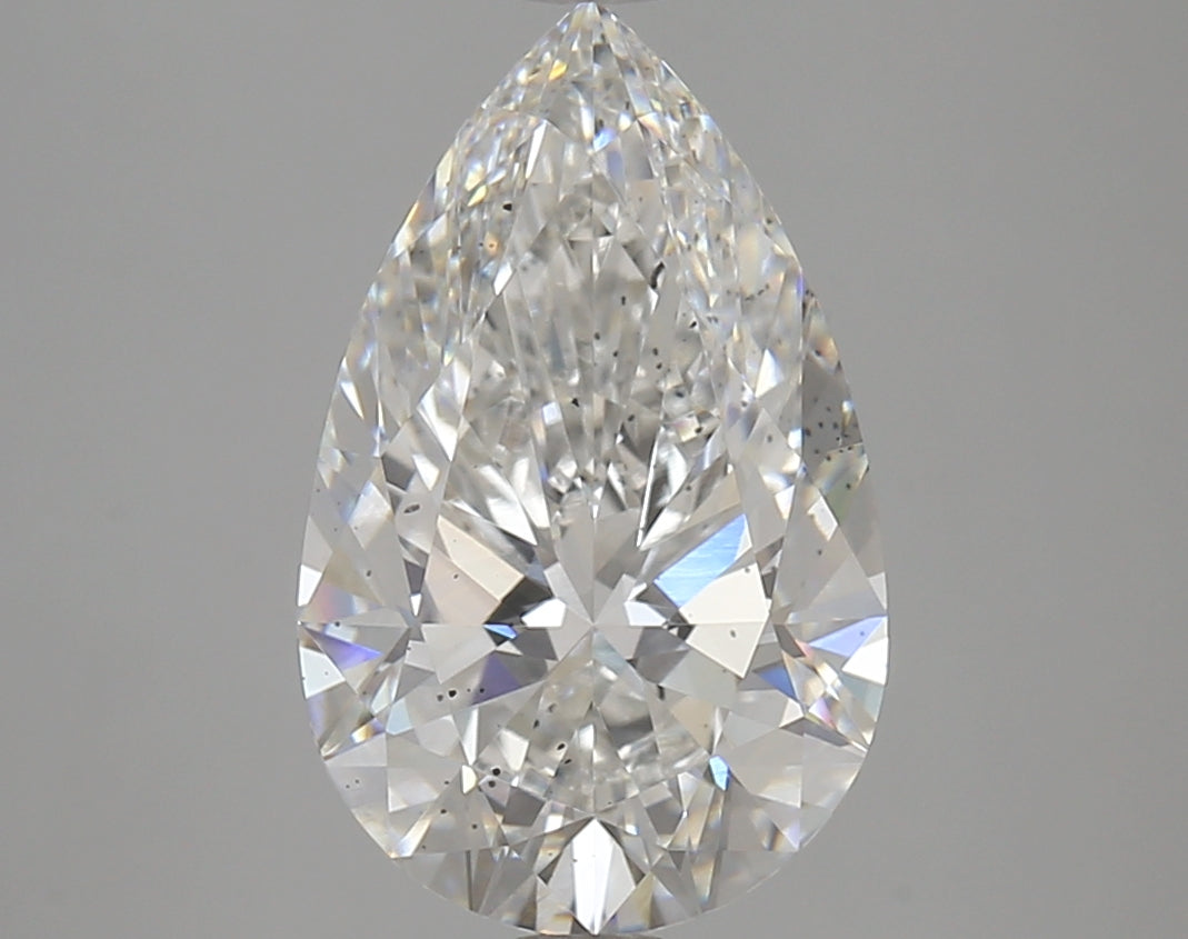 Pear 4.02ct F SI1