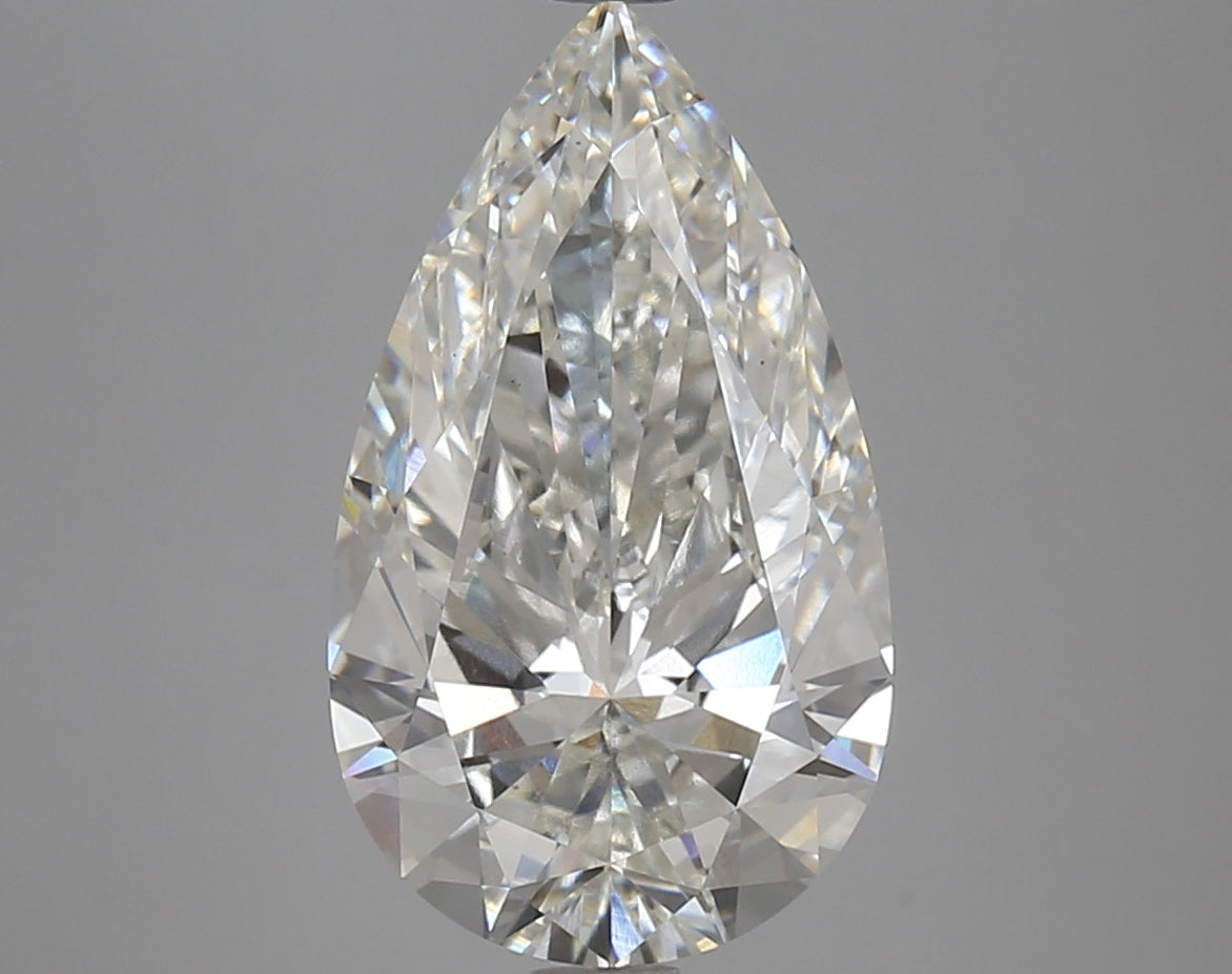 Pear 4.35ct H VS1