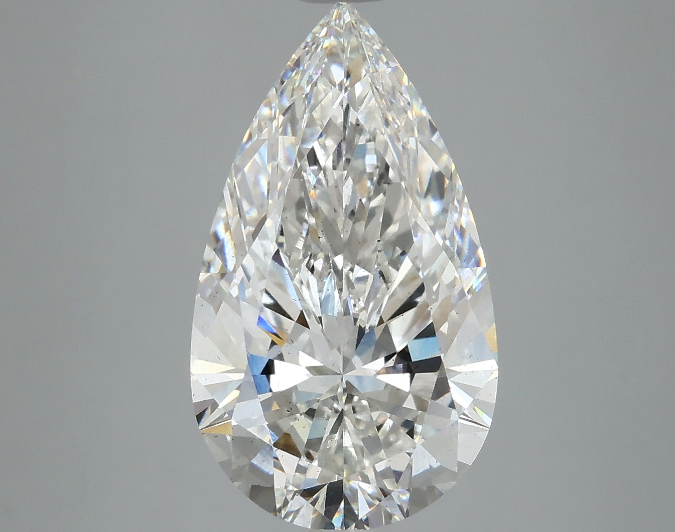 Pear 4.72ct F SI1