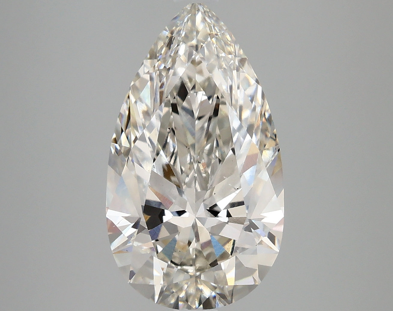 Pear 4.34ct G VS2