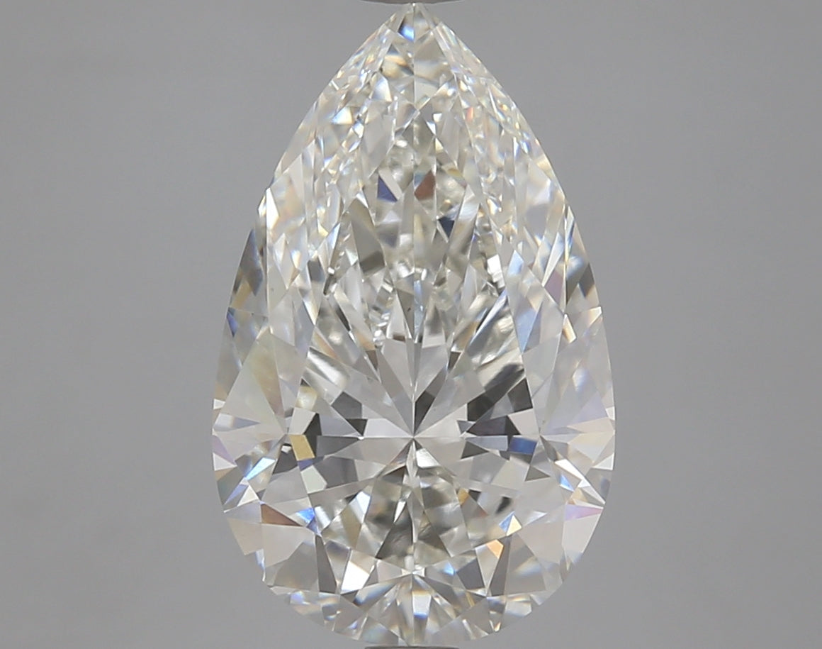 Pear 5.04ct H VS1