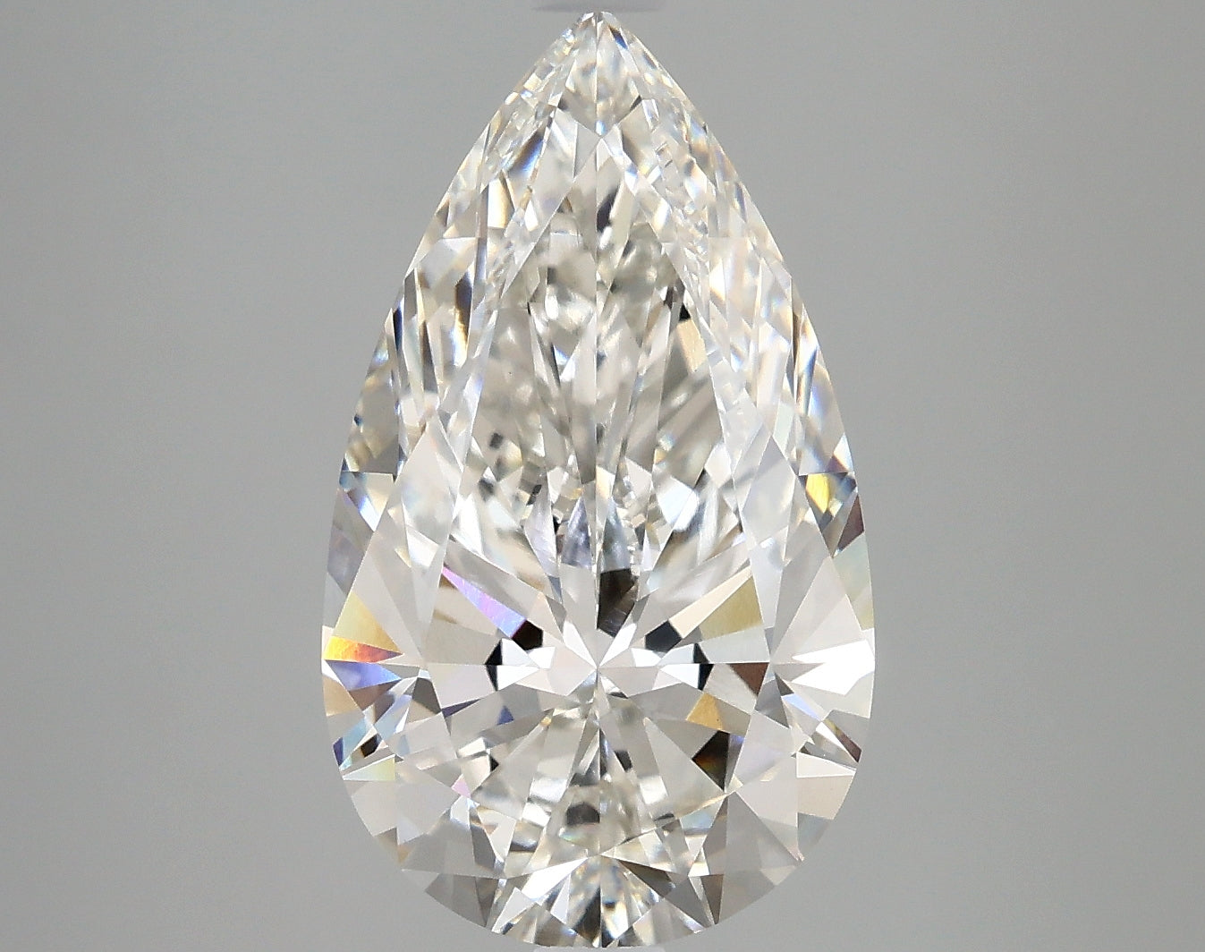 Pear 4.77ct G VVS2