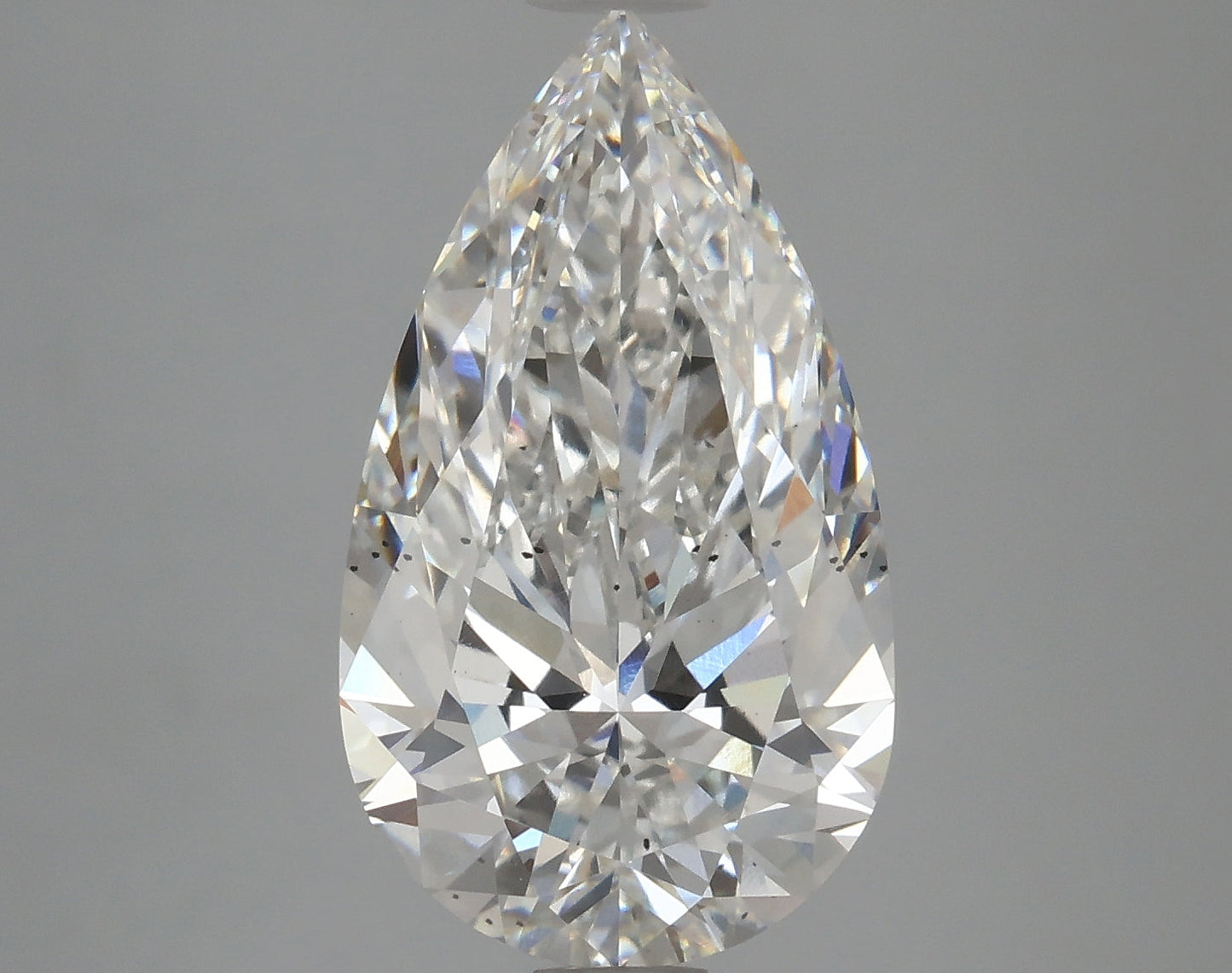 Pear 4.04ct F SI1