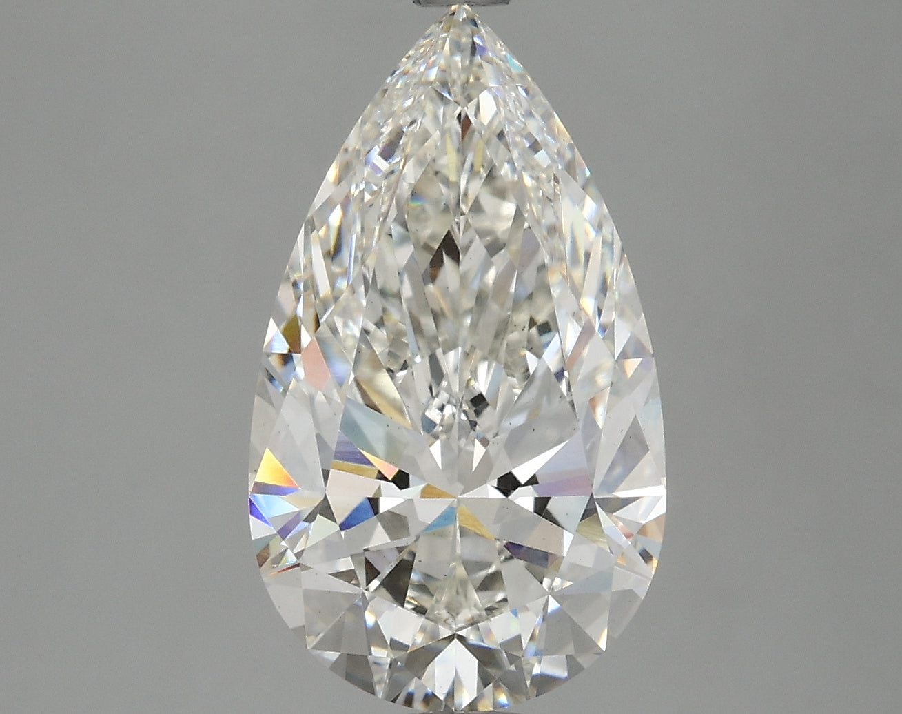 Pear 4.62ct H VS1