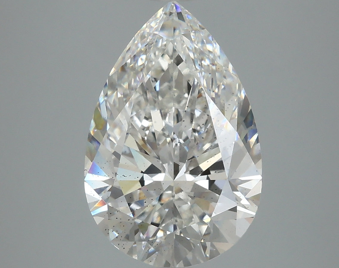 Pear 4.04ct F SI1