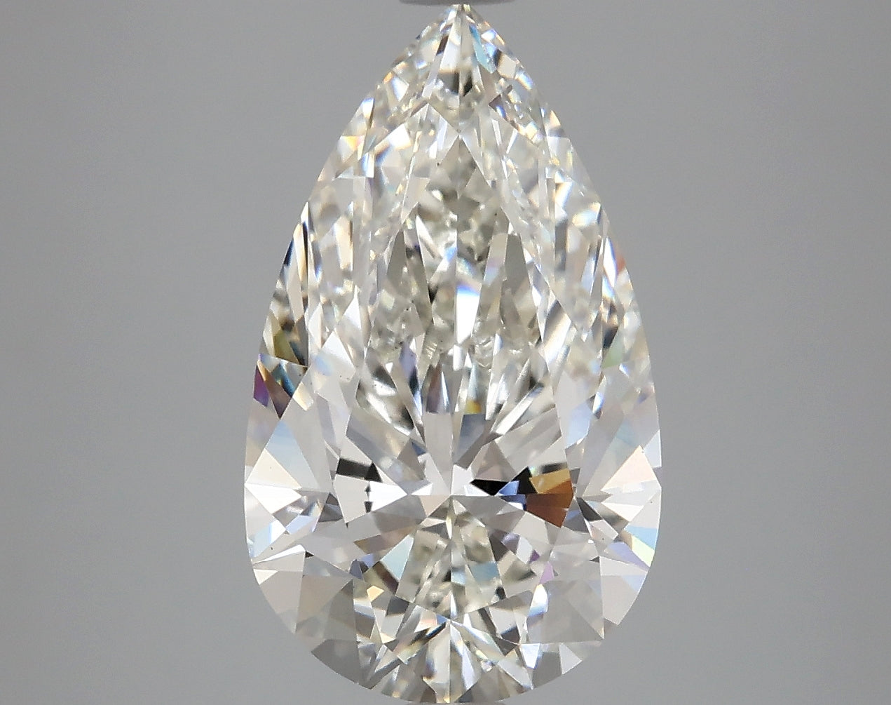 Pear 4.48ct H VS1