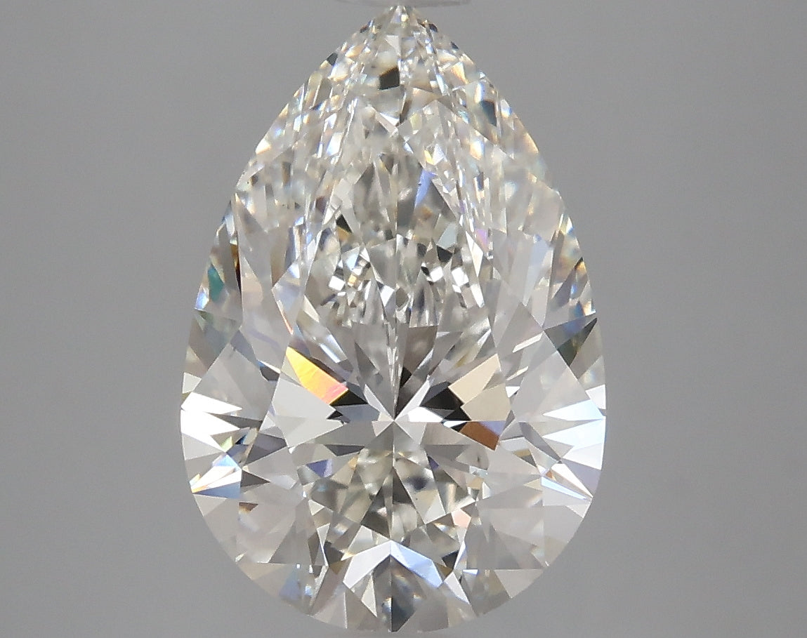 Pear 4.22ct H VS1