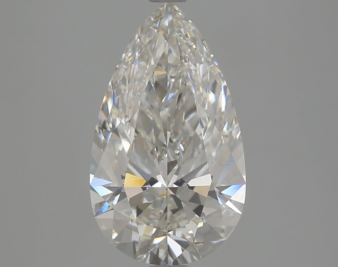 Pear 4.37ct H VS1