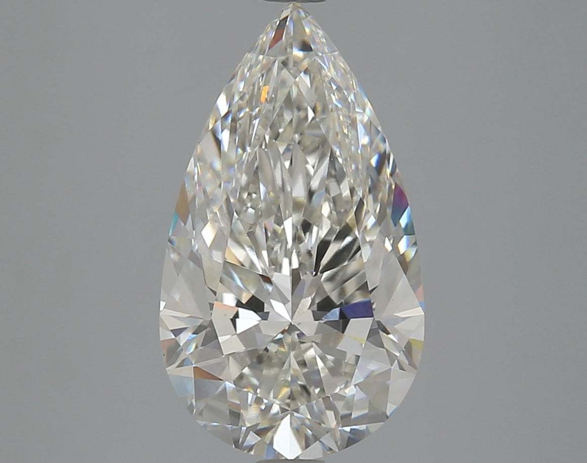 Pear 4.33ct H VS1