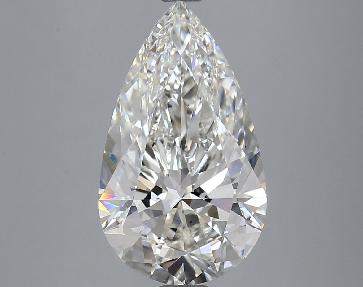 Pear 4.34ct G VS2
