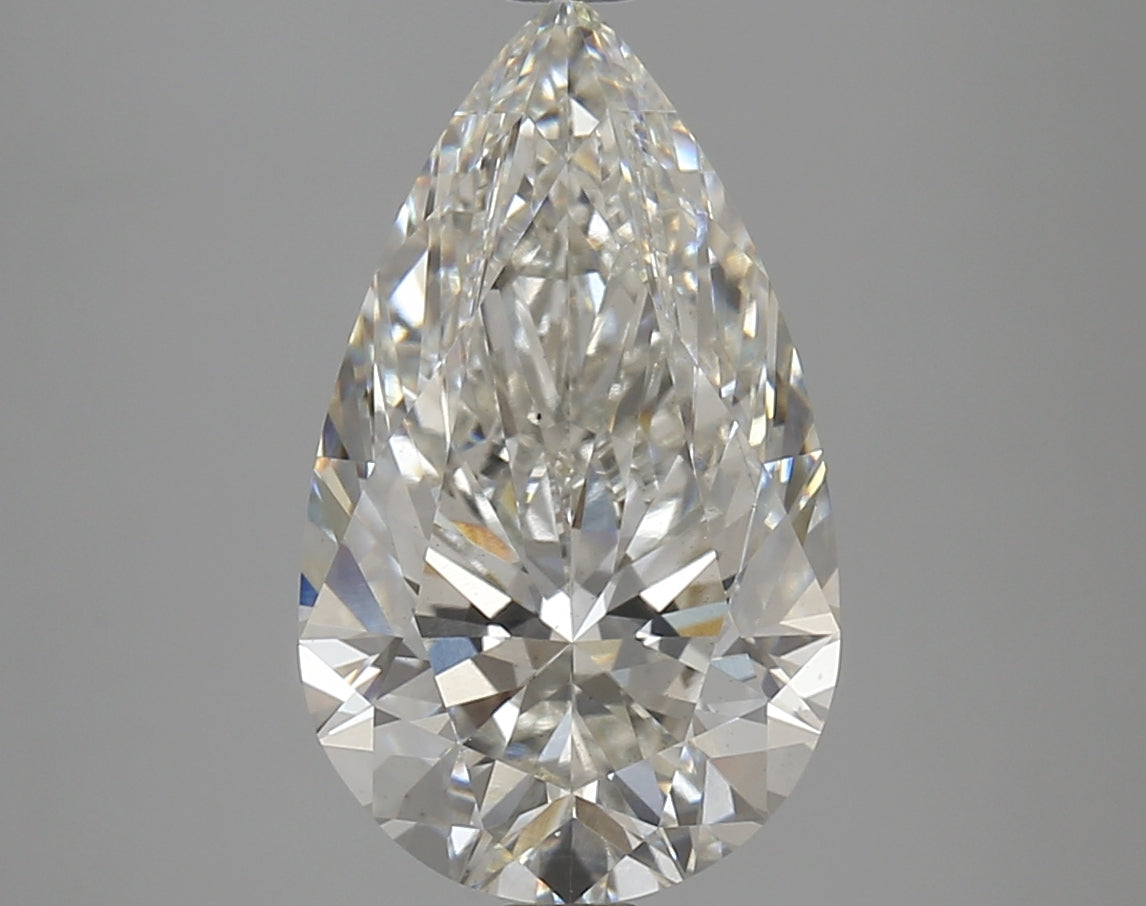 Pear 4.66ct H VS1