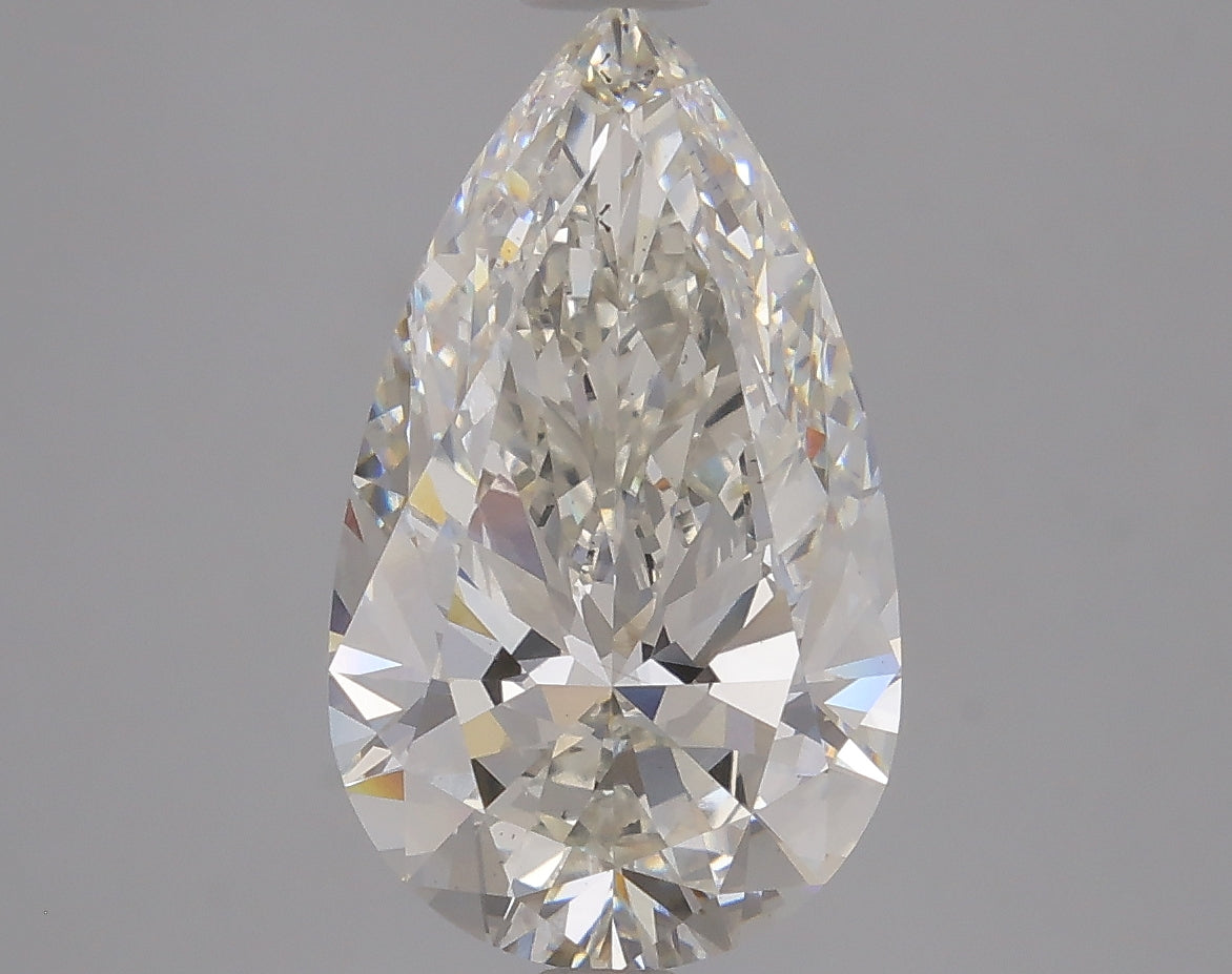 Pear 3.98ct H VS2
