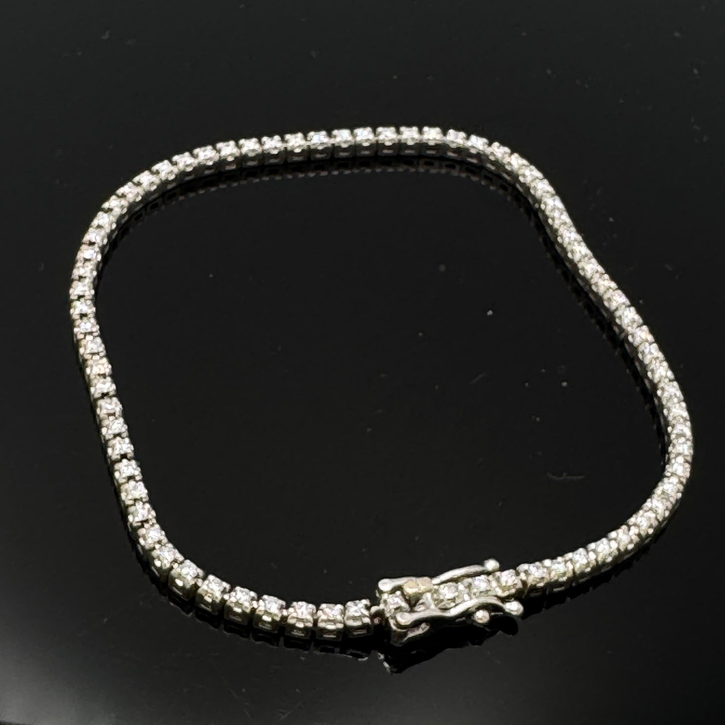 14K Gold 7.5" Tennis Bracelet – 1.00 Cttw Natural Diamonds