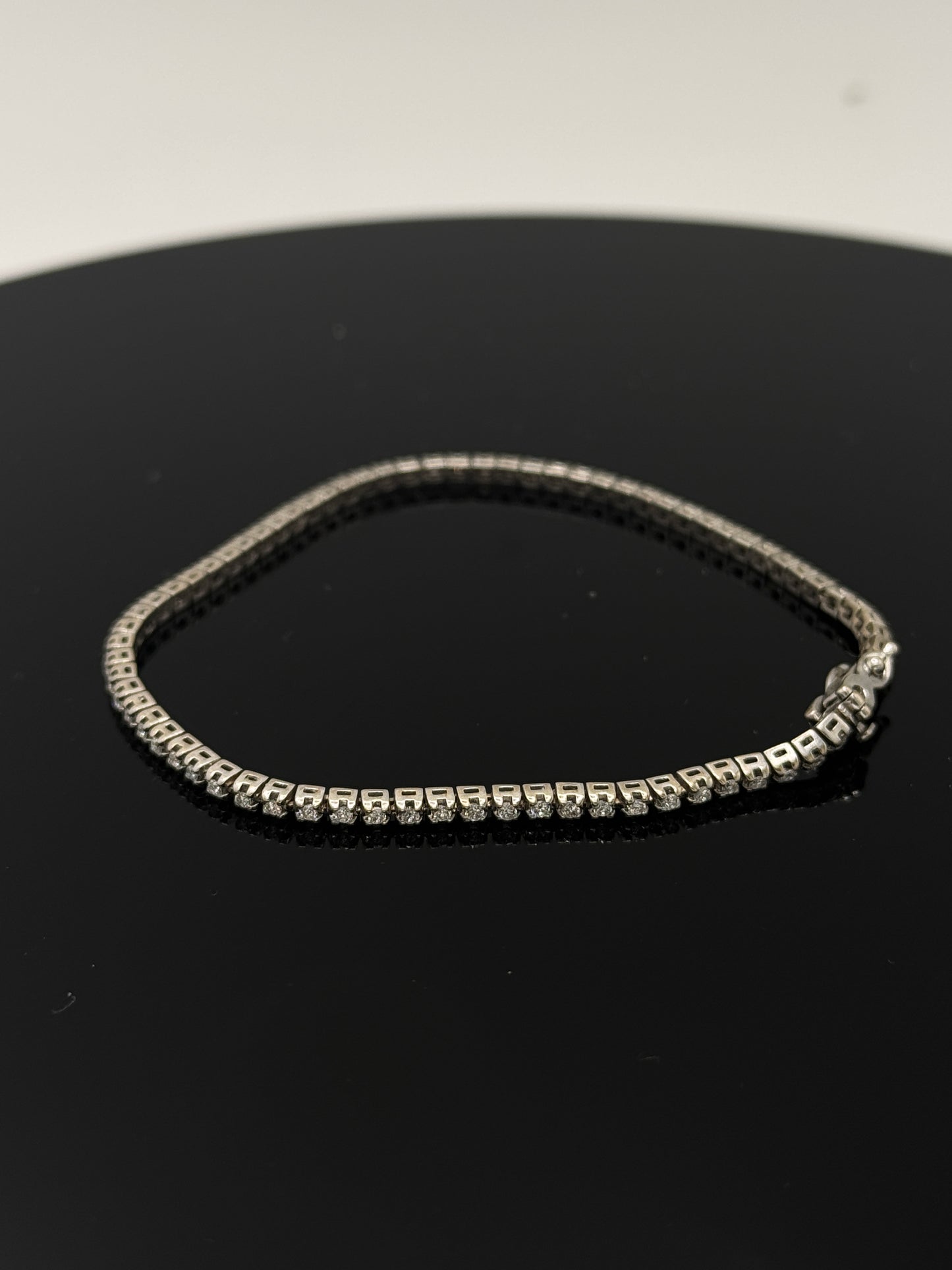 14K Gold 7.5" Tennis Bracelet – 1.00 Cttw Natural Diamonds