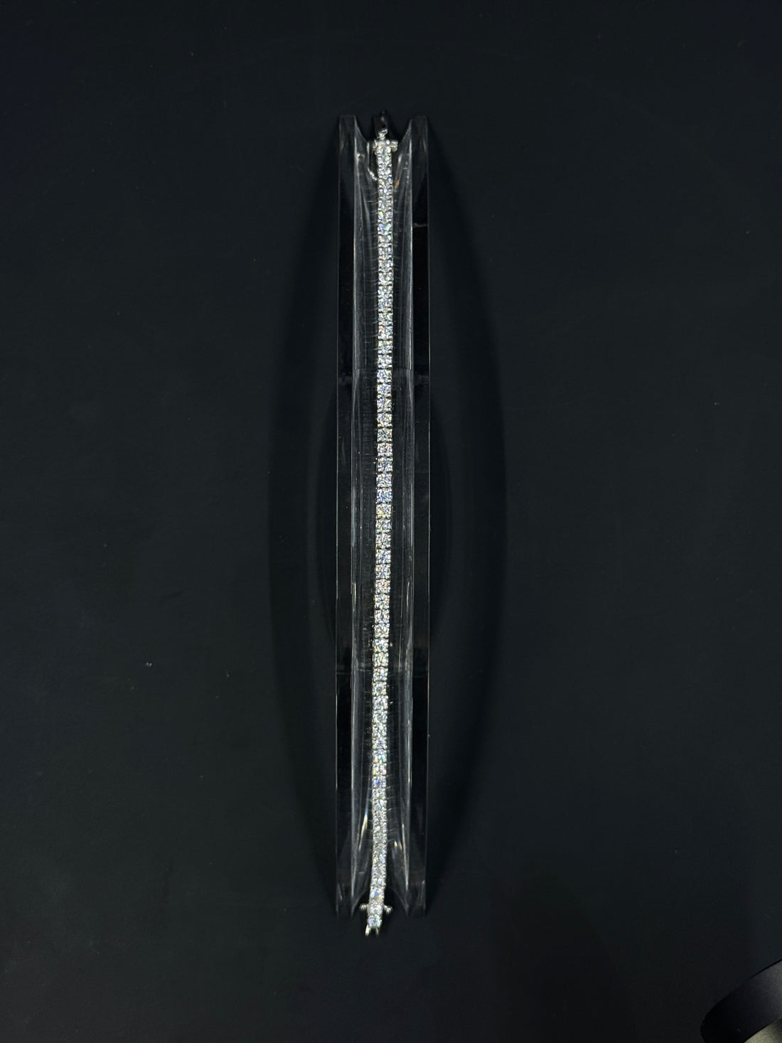 Sterling Silver 5.5ctw Lab-Grown Diamond Tennis Bracelet – 7.25"