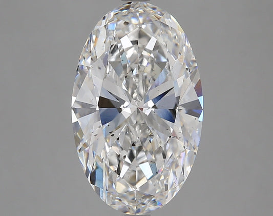 Oval 4.38ct F SI1