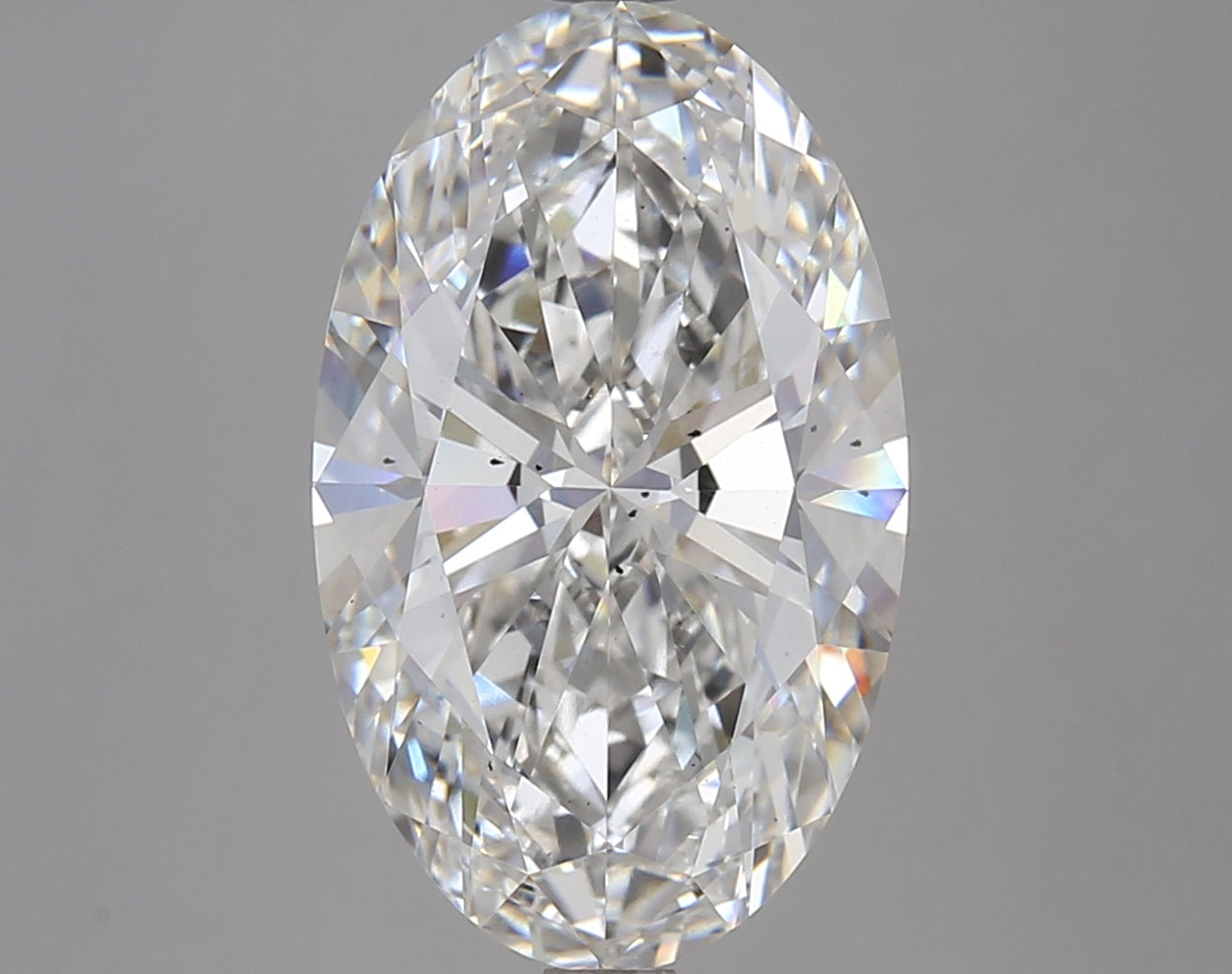 Oval 6.31ct F SI1