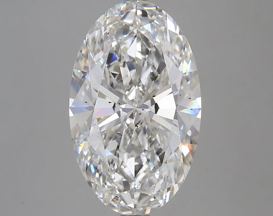 Oval 6.31ct F SI1