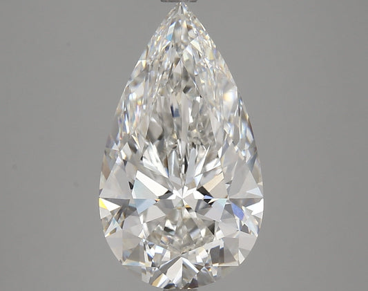 Pear 4.43ct F VS1