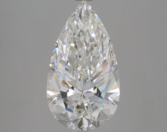 Pear 4.08ct F VS2
