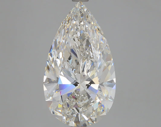 Pear 4.76ct F VS1