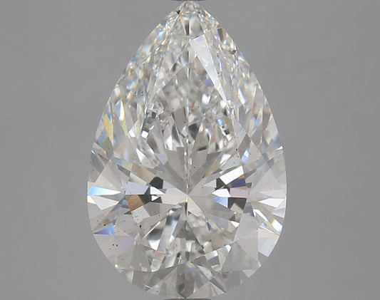 Pear 4.61ct F SI1