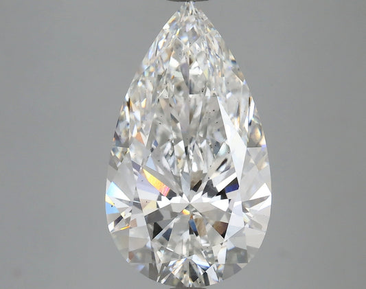 Pear 4.51ct F SI1