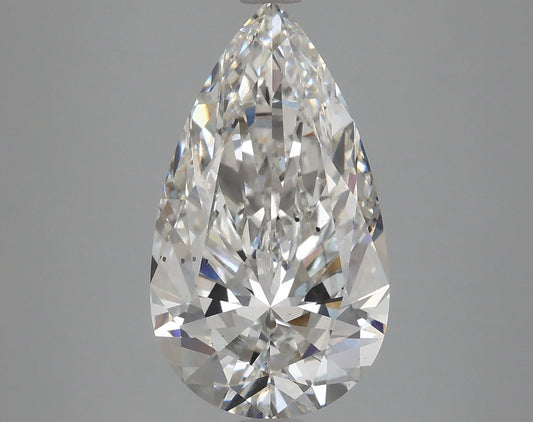 Pear 4.59ct F SI1