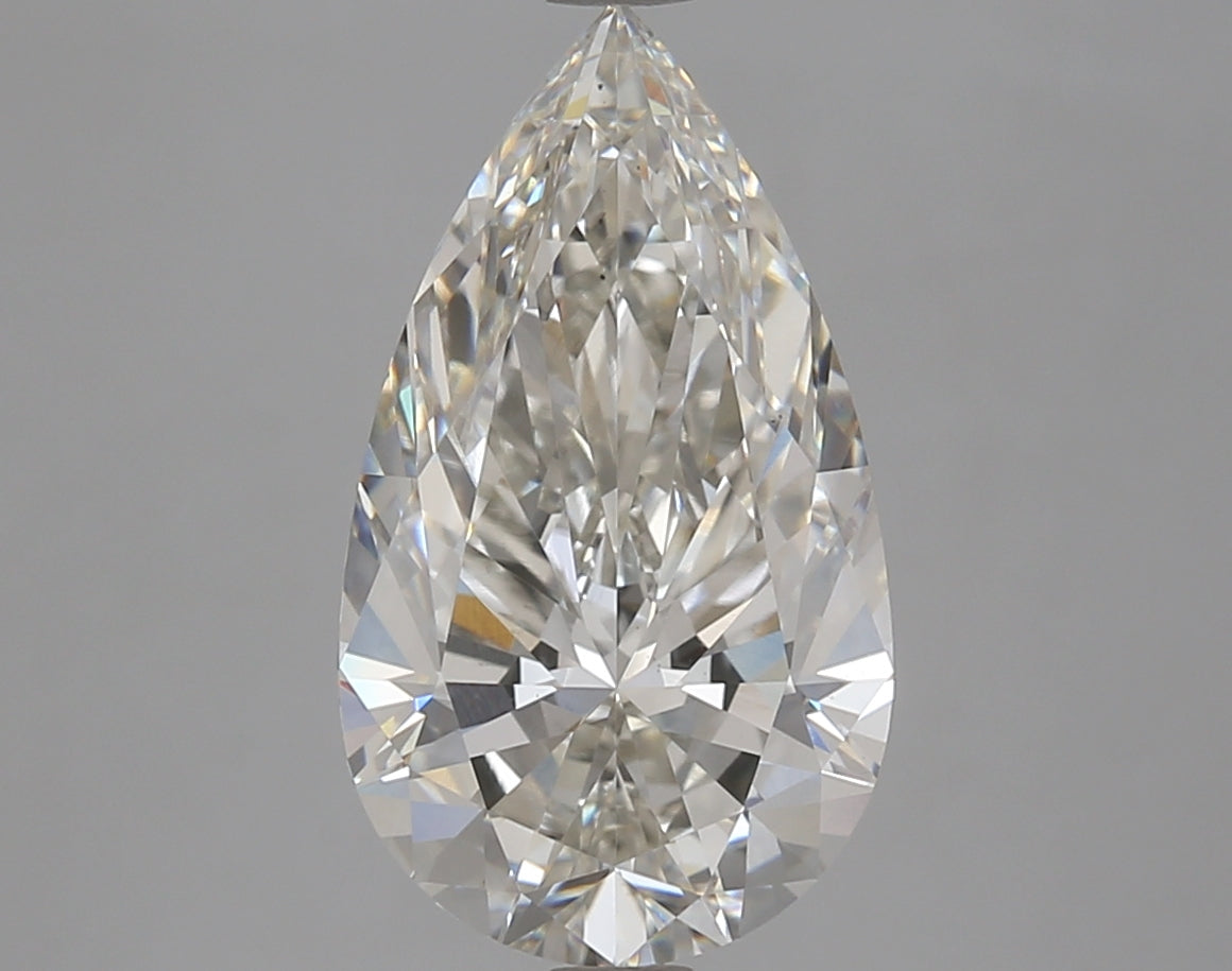 Pear 4.08ct H VS1