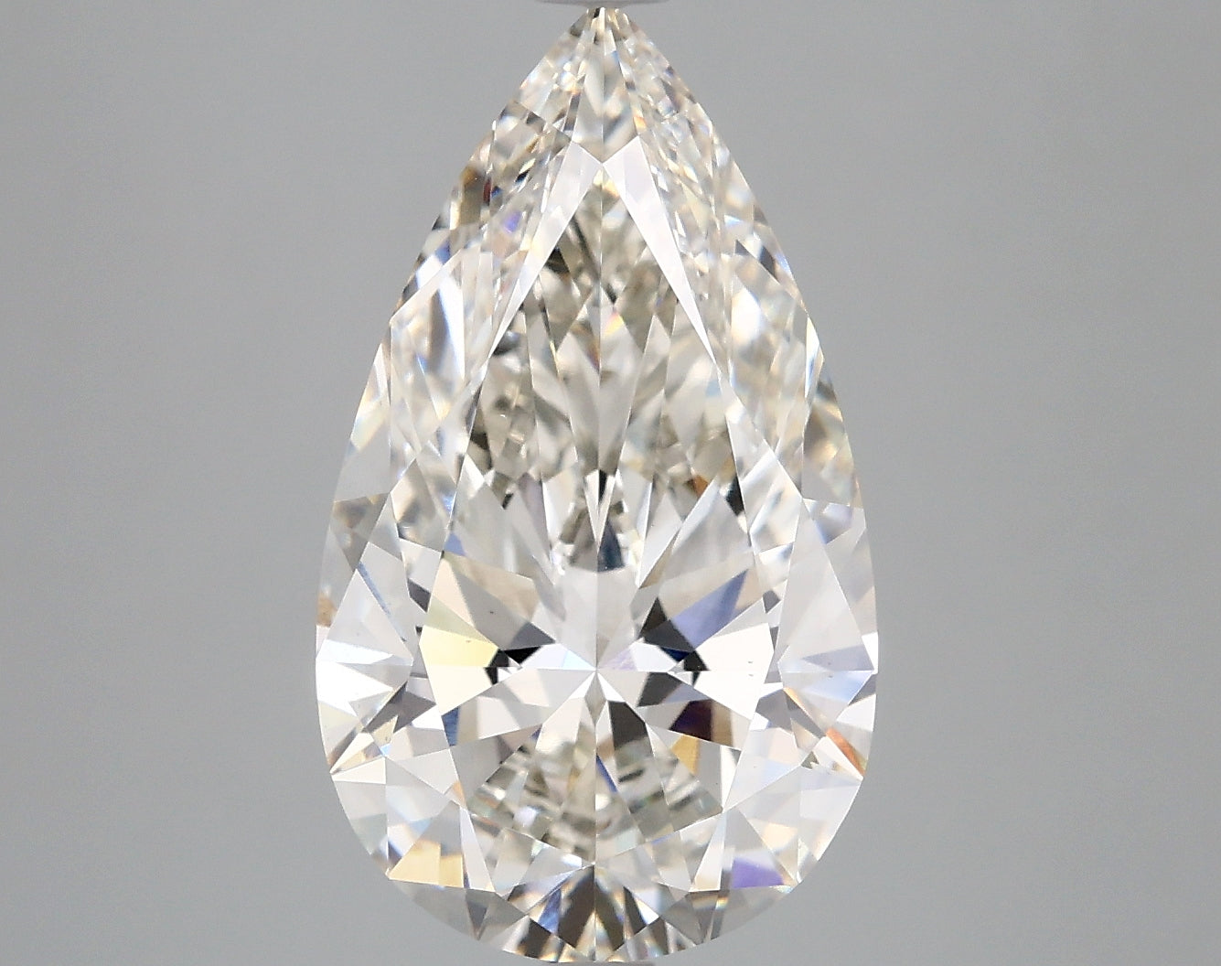 Pear 4.62ct H VS1