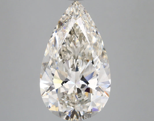 Pear 4.62ct H VS1