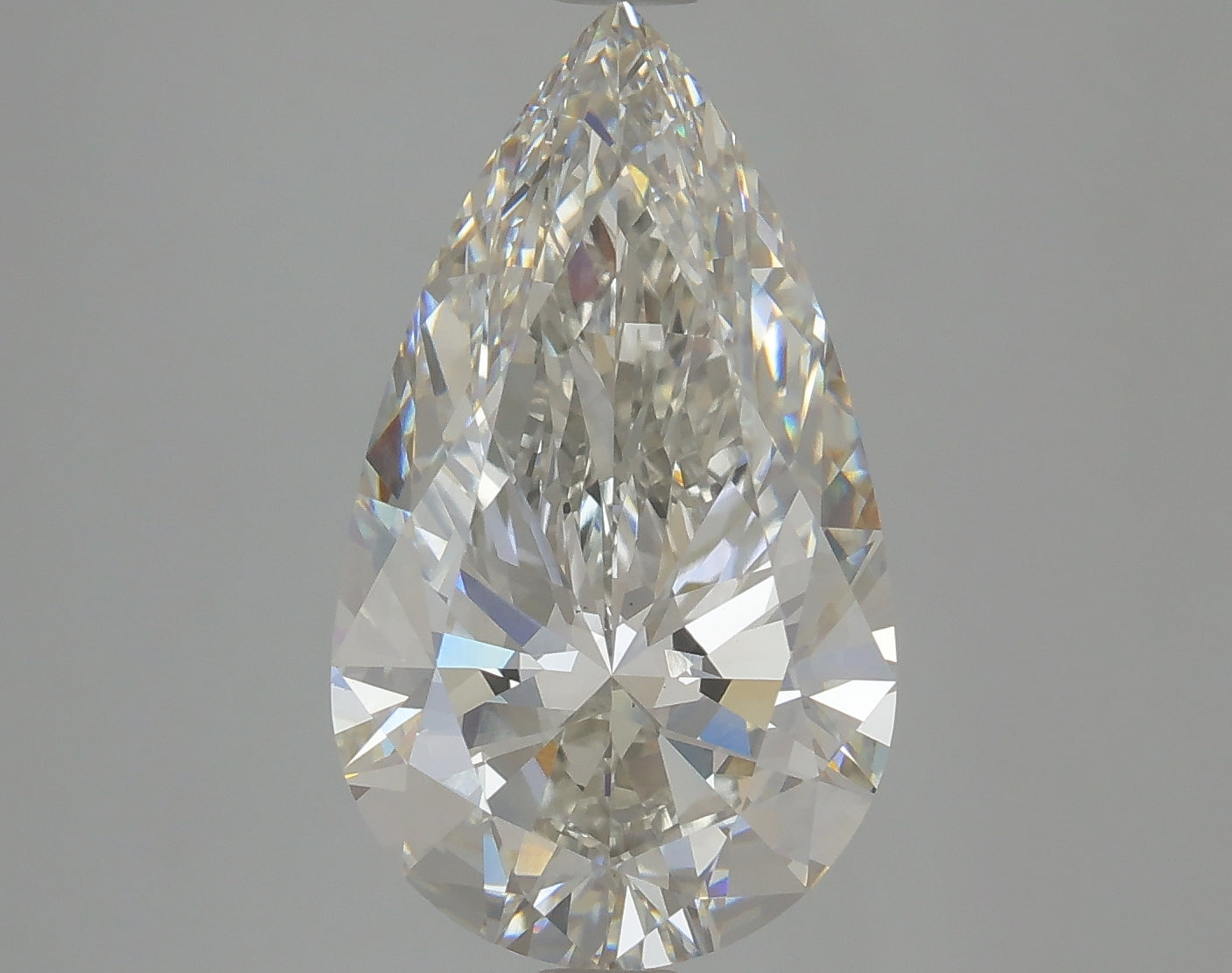Pear 4.86ct H VS1