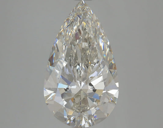 Pear 4.86ct H VS1