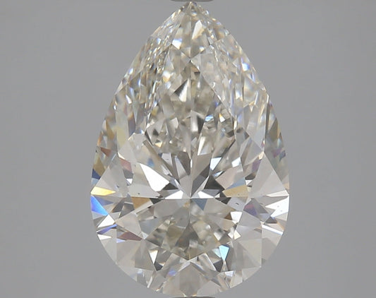 Pear 4.84ct H VS1