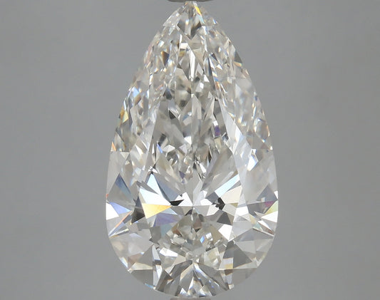 Pear 4.18ct G VVS2