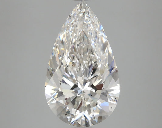 Pear 4.02ct F SI1