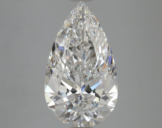 Pear 4.04ct F SI1