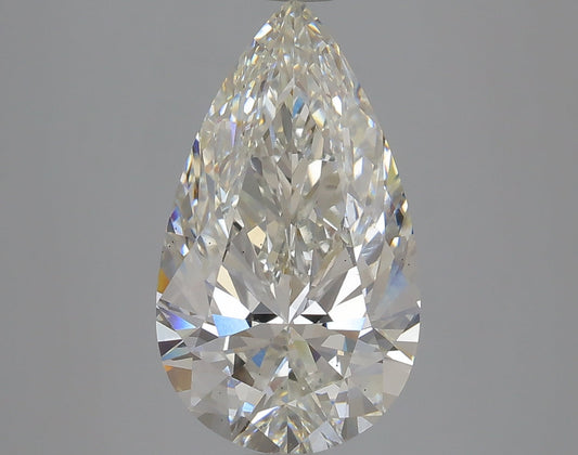 Pear 3.72ct H VS2
