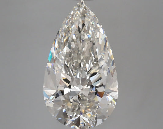 Pear 4.76ct H VS1