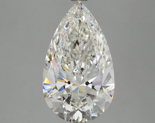 Pear 4.62ct H VS1