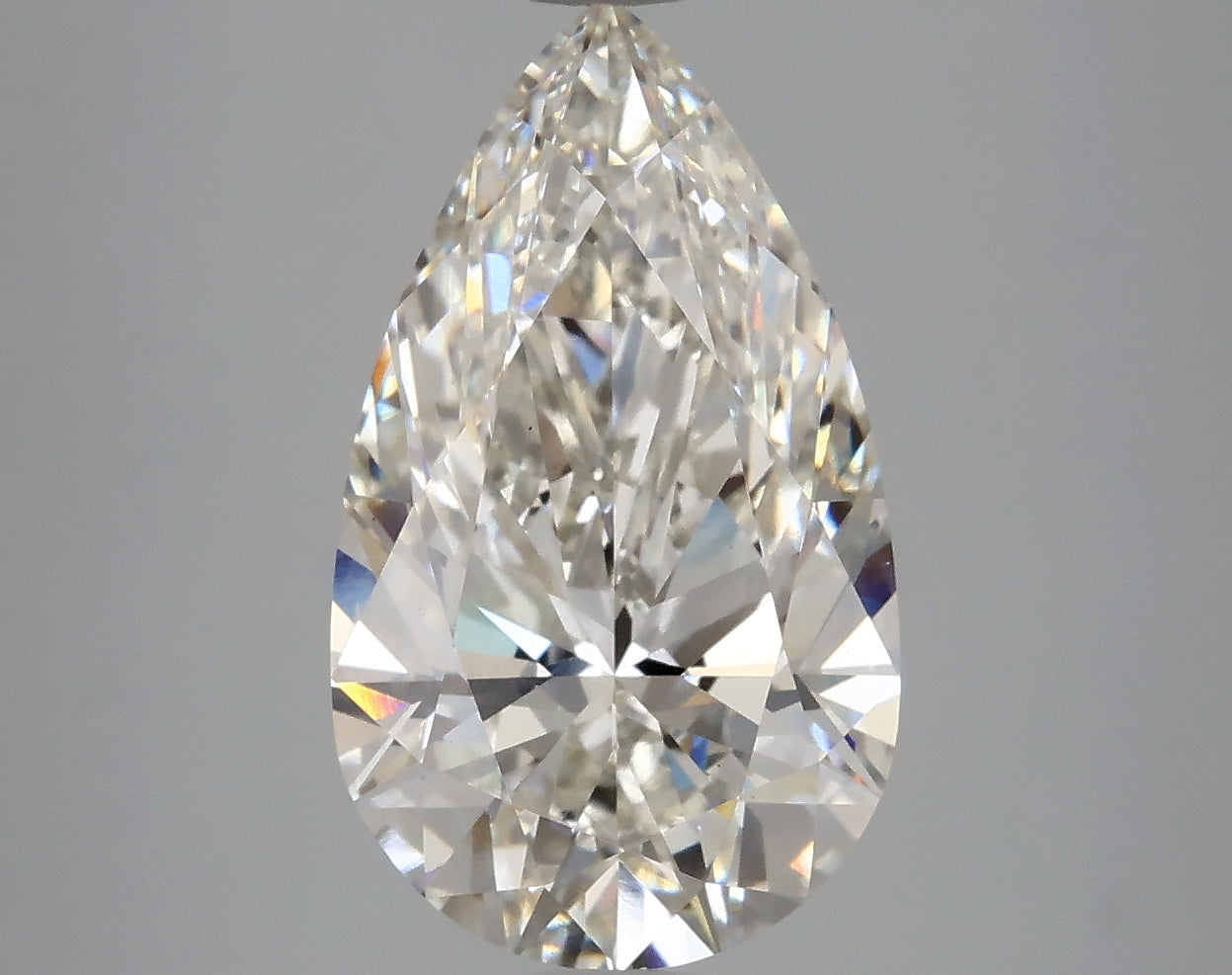 Pear 4.18ct H VS1