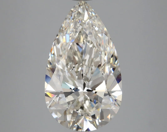 Pear 4.18ct H VS1