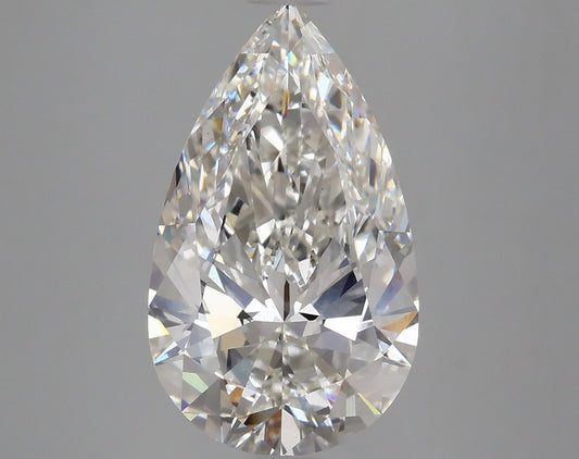Pear 4.62ct H VS1