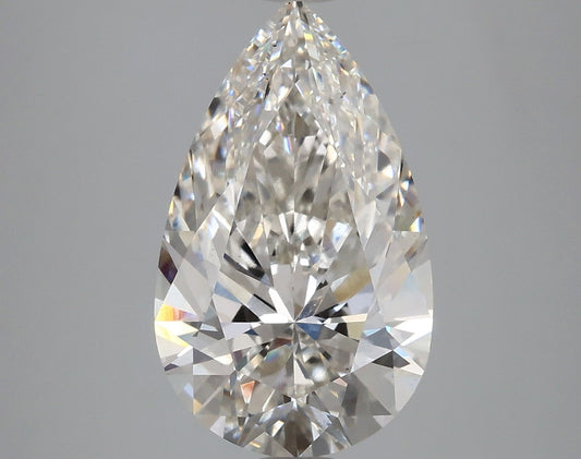 Pear 3.93ct H VS2