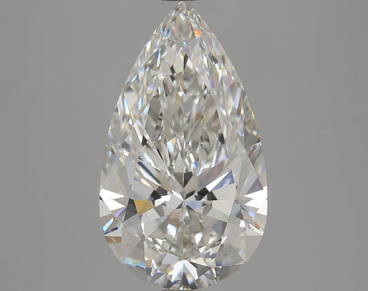 Pear 4.76ct G VS2